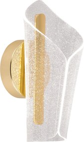 Toolight Toolight, LED nástenné svietidlo, 5W, 4000K, 500lm, G030-W, zlatá, OSW-00692