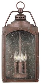 Feiss FE-RANDHURST-L-CO-Vonkajšie nástenné svietidlo RANDHURST 3xE14/40W/230V IP44