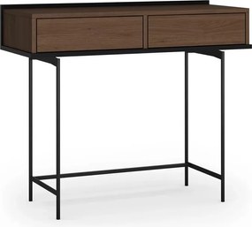 Elegantná konzola Zenar 100 cm so zásuvkami - orech / čierna