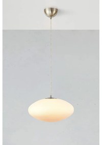 Biele závesné svietidlo so skleneným tienidlom ø 38 cm Locus - Markslöjd