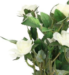 Dekorácie White Rose 24cm
