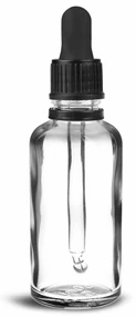 Bar@drinkstuff Sklenená flaša s pipetou 50ml