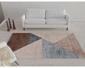 Hnedo-béžový prateľný koberec 230x160 cm - Vitaus