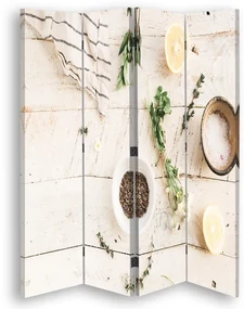 Gario Paraván Bylinky a soľ Rozmery: 145 x 170 cm, Prevedenie: Klasický paraván