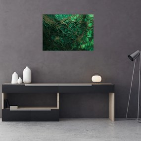 Obraz - Zelený mikroskopický záber (70x50 cm)