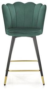 Barová stolička H-106 - tmavozelená