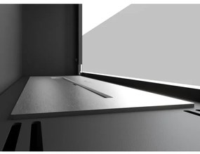 InFire - Vstavaný BIO krb 49x90 cm 3kW čierna