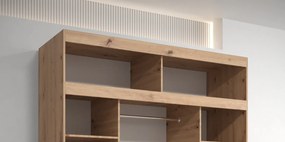 Nadstavec k šatníkovej skrini UNI 180 - dub artisan