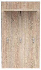 Vešiakový panel Nordanas 25 (dub sonoma) . Vlastná spoľahlivá doprava až k Vám domov. 1097188