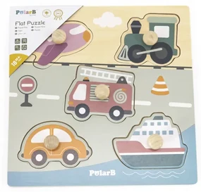 Puzzle s rúčkami Viga 44069 PolarB transport