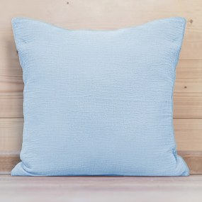Biante Mušelínová obliečka na vankúš MSN-086 Bledo modrá 45 x 45 cm
