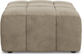 Hnedá zamatová podnožka Aloha – Makamii