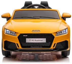 LEAN CARS ELEKTRICKÉ AUTÍČKO Audi TT-RS   - ŽLTÉ- MOTOR 2x45W- BATÉRIA - 12V7Ah- 2022