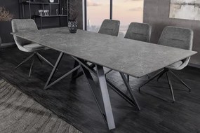 Rozkladací jedálenský stôl Atlas 46500 160/200x90cm Ceramik graphite marble  - Komfort-nábytok