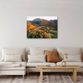 Obraz mosta v škótskom údolí (70x50 cm)