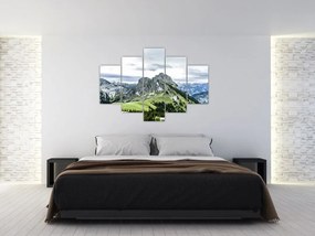 Obraz - Vrcholy hôr (150x105 cm)