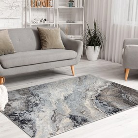 Dywany Łuszczów, Kusový koberec Fusion 9613 l. grey/dark grey, 180x270, šedá, kancelária