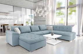 Rohová pohovka Talina s funkciou spania (Ľavá U) (Uttario Velvet 2960 + Uttario Velvet 2960 + Senegal 818). Vlastná spoľahlivá doprava až k Vám domov. 1059429