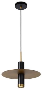 Lucide 03322/01/30 - Luster na lanku SELIN 1xGU10/35W/230V čierna