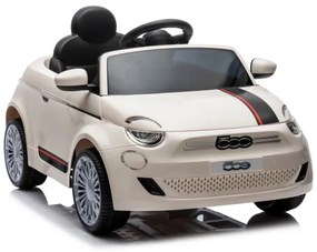 Elektrické autíčko Fiat 500e biele