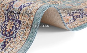 ELLE Decoration, Kusový koberec Imagination 104217 Jade z kolekcie Elle, 200x290, modrá, obývacia izba