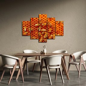 Obraz - Medový plást (150x105 cm)