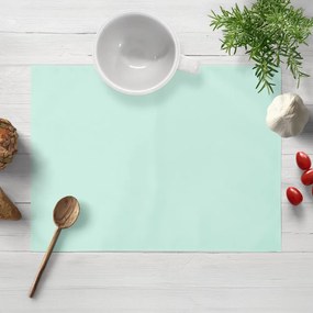 Biante Saténové prestieranie na stôl polyesterový Satén LUX-059 Svetlo mintové 35x45 cm