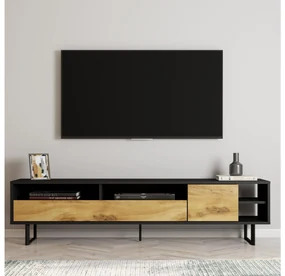 TV stolík/skrinka Lugar (dub čierny). Vlastná spoľahlivá doprava až k Vám domov. 1107994