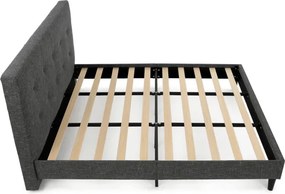 Manželská posteľ sivá 180x200 cm BED-M180 GREY2