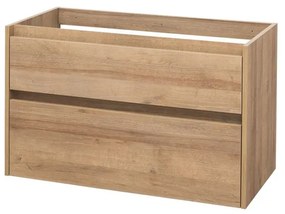 Mereo, Opto, kúpeľňová skrinka 81x46x58 cm, dub riviera, MER-CN921S