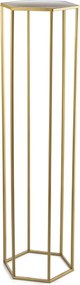STOJAN NA KVETINÁČ HEXA 100X24X28 CM ZLATÁ