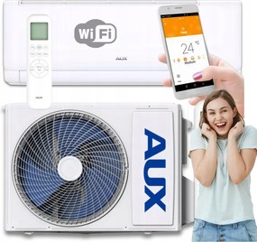Klimatizátor Aux Q-Smart Eco 3,5 kW Klimatizácia Do Domu Kancelárie Nástenná Wifi