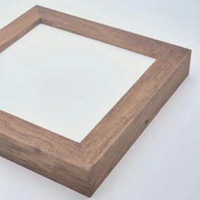 Brilagi-LED Stmievateľné svietidlo WOODY FRAME LED/24W/230V dub 30x30 cm IP44 + DO