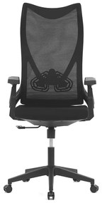 Autronic BONTEC Kancelárska stolička, hojdací mechanizmus, čierna sieťovina, KA-S248 BK Farba: Šedá