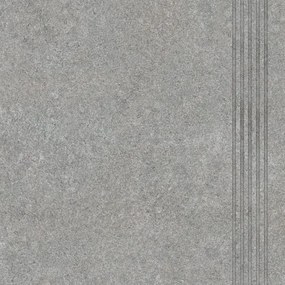 Dlažba Industrial Soft Grey 33x33 schodovka R11