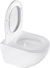 BPS-koupelny Závesná WC misa so SoftClose sedadlom HYD-4194, biela