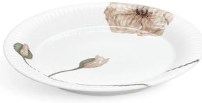 Biely porcelánový tanier Kähler Design Hammershøi Poppy, ø 27 cm