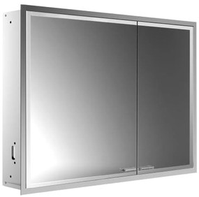 Emco Prestige 2 - Vstavaná zrkadlová skriňa 915 mm široké dvere vľavo bez svetelného systému, zrkadlová 989707105
