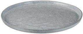 Modrý keramický dezertný tanierik Shiny blue - Ø22 cm