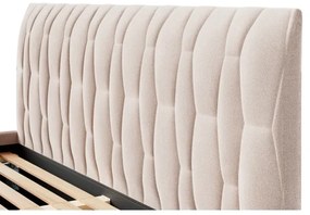 Čalúnená posteľ bez matraca FLORA 180x200 cm béžová