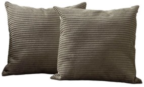 Menčestrové obliečky na vankúše v súprave 2 ks 43x43 cm – Mioli Decor