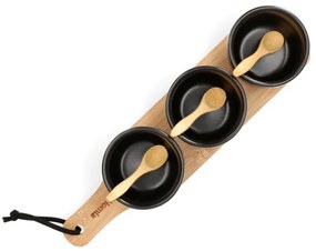 Sada servírovacích misiek FINCAN ALL 952825 čierna