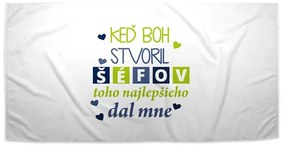 Sablio Uterák Keď Boh stvoril šéfov - 50x100 cm