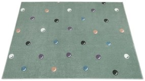 Koberec Lima C275b zelený / krémový