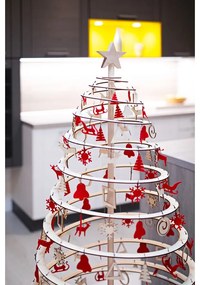 Drevená hviezda na dekoratívny vianočný stromček Spira Large