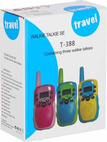 KIK Detské vysielačky Walkie Talkie, sada 3 ks
