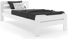 Interbeds Jednolôžková posteľ DALLAS1 biela s matracom - 200x120