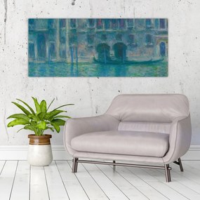 Obraz - Claude Monet, Palazzo da Mula, Venice, reprodukcia (120x50 cm)
