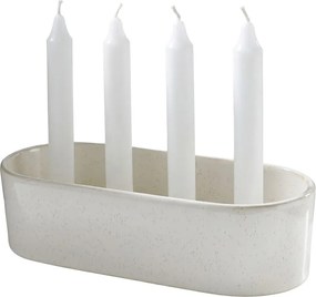 ADVENT Adventný svietnik 26 x 11 cm - biela