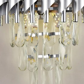 Brilagi - Nástenné svietidlo ECLIPSE 2xE14/10W/230V strieborné